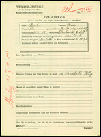 Applicant: Much, Rosa; born 28.4.1871 in Libochovitz (Czech Republic); widowed.