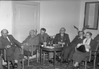 ביקור של סופרים ואנשי מדע אצל ראש הממשלה, דוד בן גוריון