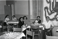 מסיבת פרידה שערך הועד למען החייל לפרד מונסון, הפילנטרופ האמריקאי, בתום ביקורו בארץ