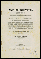 ANTROPOPHYTEIA - JAHRBUCHER.