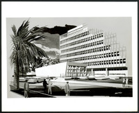 רישום אדריכלי - OFFICE BUILDING INTERNATIONAL PETROLEUM, קורל גייבלס.