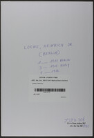 Loewe, Heinrich.