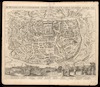 De Heylige en Wytvermaerde Stadt Ierusalem Eerst Genaemt Salem [cartographic material] : Genesis 14. Vers 18 – הספרייה הלאומית