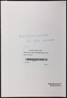 Bentwich, Norman.