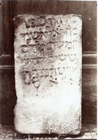 Gravestone found during construction work at the Wiener Hofburg (2).