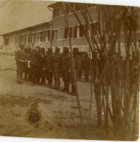 Medical corps receiving military decorations, Easter 1918.
