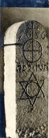 Landmark between "Judenstadt" and "Karmeliterkloster", 1656.
