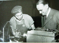 Charles Lutz, who was Swiss Consul in Hungary during World War II and rescued thousands of Jews, now Swiss Consul in Austria and visiting Israel as a guest of the Ministry of Foreign Affairs.
