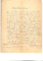 Letter from Michaél Deutsch in Högyész to the "Central Comité der Conferenz", 1868/04/25.