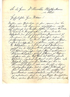 Letter from Herman Grünfeld in Veszprém to Ignac Hirschler in Pest, 1868/05/31.