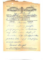 Telegram from Eduard Manglel in Nyírbátor to Ignac Hirschler in Pest, 1868/11/23.
