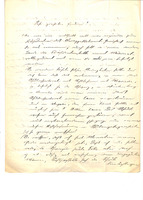 Letter from J. Rosenberg in Sátoraljaújhely to Ignac Hirschler in Pest, 1868/09/21.