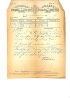Telegram from Festetics in Wien to József Eötvös, 1868/12/20.