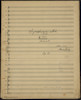 Andante for orchestra, op 21 (manuscript).