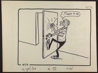 ויצמן: "תנו לי לצאת!!!..." [קריקטורה].