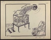 מחבל קופץ מתוך הכנס בשכם [קריקטורה ללא כותרת].