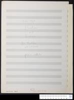Shadows and echoes (manuscript) : for double-bass and small ensemble : piano reduction.