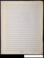7 chansons d'Ulysse (manuscript) : pour chant et viele a roue / Andre Hajdu ; textes de James Joyce.