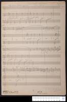 Chanson du petit hypertrophique (manuscript) / Andre Hajdu, Jules Laforgue.