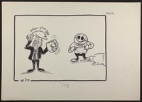רבין ותהליך השלום [קריקטורה ללא כותרת].