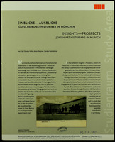 Einblicke - Ausblicke : jüdische Kunsthistoriker in München = Insights - prospects : Jewish art historians in Munich