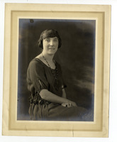 Portrait of a woman, seated. 1920s.