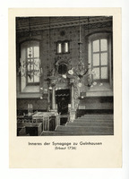 Synagogue in Gelnhausen - Interior, with the ark.