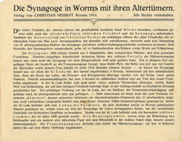 Original envelope and explanation on the collection.