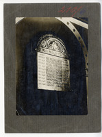 Hanau: Memorial plaque to those who fell in WWI with names and dates.