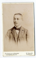 Portrait of a young man. Late 19th century.