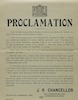 Proclamation - I have returned from the United Kingdoom – הספרייה הלאומית