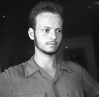 פורטרט של הסופר והמחזאי יוסף בר יוסף.