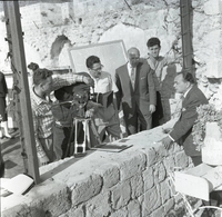 השחקן האמריקני אדוארד ג'י רובינסון בביקור בארץ.