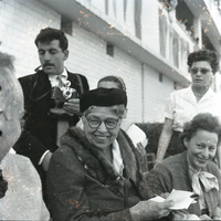 אלינור רוזוולט, אלמנתו של הנשיא פרנקלין רוזוולט, בעת ביקור בארץ.
