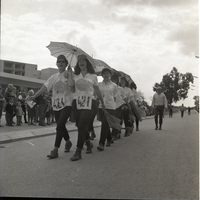 צעדה 1966, נציגים שונים צועדים.