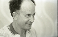 פורטרט של הסופר יוסל בירשטיין.