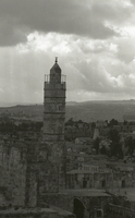 מגדל של מסגד בירושלים.