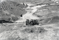 ג'יפ צבאי בקיבוץ רוחמה.
