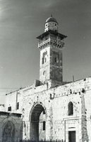 צריח של מסגד בירושלים.