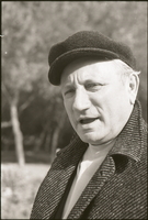 פורטרט של העיתונאי ישעיהו אברך.