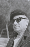 פורטרט של העיתונאי ישעיהו אברך.