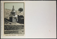 Absaloms Grabmal, Jerusalem.
