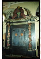 Photograph of: Torah ark in the Hornburg Synagogue.