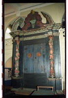 Photograph of: Torah ark in the Hornburg Synagogue.
