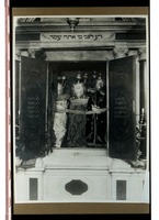 Photograph of: Synagogue in Split - Archival photographs : Torah ark.