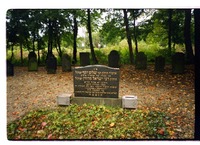 Photograph of: New Jewish cemetery at Delitscher Straße In Leipzig : Tombstone of Rabbi Shalom Yosef Friedman of Sadigora.