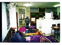 Photograph of: Minyan Zeerim in Beit Uziel, interior.