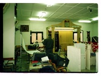 Photograph of: Minyan Zeerim in Beit Uziel, interior.