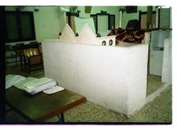 Photograph of: Minyan Zeerim in Beit Uziel, interior.