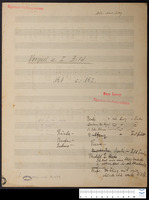 Operetta (manuscript) : fragment : piano score.